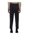 Barena Venezia Straight-leg Cropped Trousers In Black