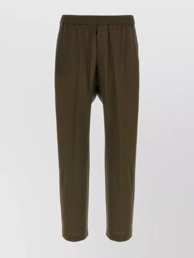 BARENA VENEZIA STRAIGHT LEG ELASTIC WAISTBAND PANTS WITH BACK POCKETS