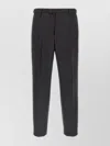 Barena Venezia Straight Leg Trousers With Back Pockets And Belt Loops In Gray