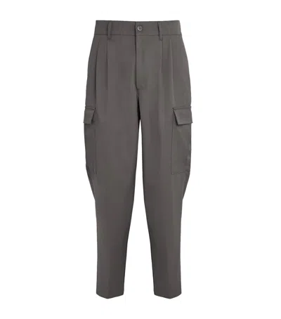 BARENA VENEZIA STRETCH-VIRGIN WOOL PLEATED TROUSERS