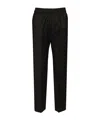 Barena Venezia Stretch Waist Casual Pants In Black