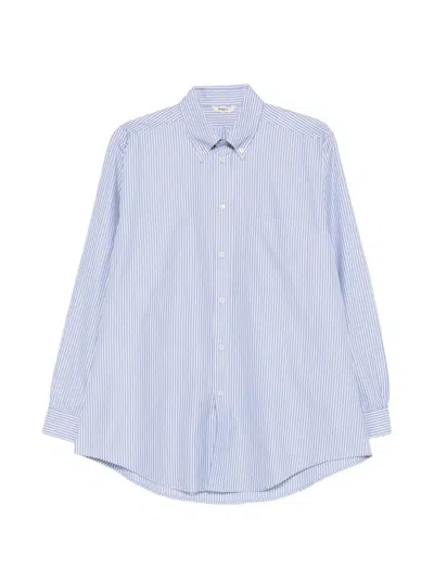 Barena Venezia Striped Button-up Shirt In Blue