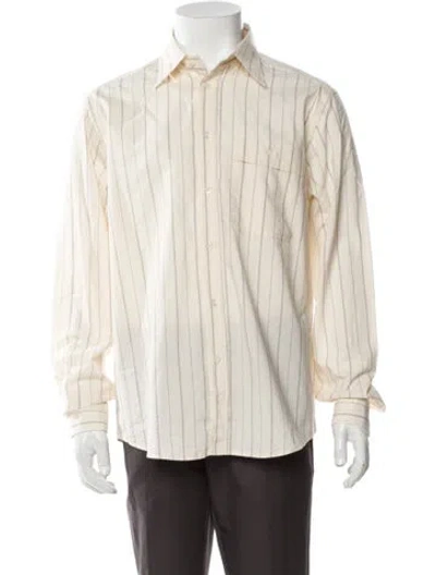 Pre-owned Barena Venezia Striped Long Sleeve Shirt W/ Tags In Neutral