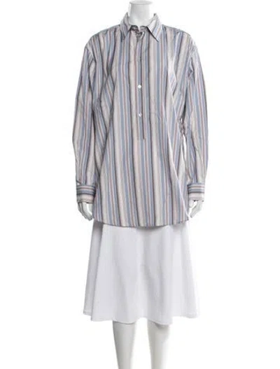 Pre-owned Barena Venezia Striped Long Sleeve Top W/ Tags In Multicolor