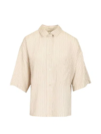Barena Venezia Striped Pocket Shirt In Neutral