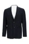 Barena Venezia Tailored Wool Blend Barena Jacket With Classic Notch Lapel In Blue