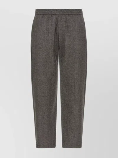 BARENA VENEZIA TEXTURED FABRIC TROUSERS 'BITA'