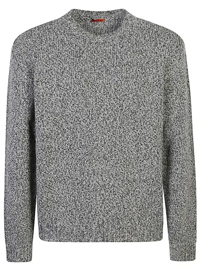 Barena Venezia Textured Knit Sweater With Cozy Fit And Versatile Style In Gray