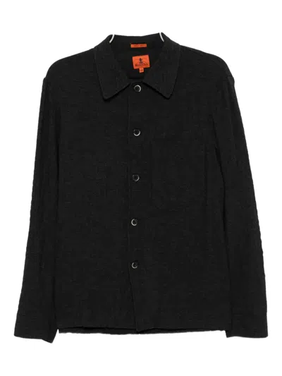Barena Venezia Textured Shirt In Black