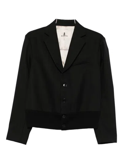 Barena Venezia Three-button Cropped Jacket In Black
