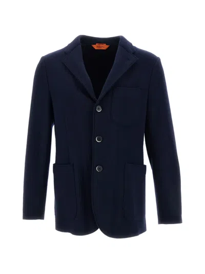 Barena Venezia Three-button Patch-pocket Blazer In White