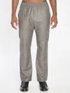 Barena Venezia Tosador Bita Elasticated-waistband Wool Trousers In Gray