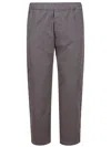 Barena Venezia Tapered Garment-dyed Stretch Cotton-gabardine Trousers In Malva