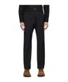 Barena Venezia Tosador Virgin Wool Straight-leg Trousers In Black