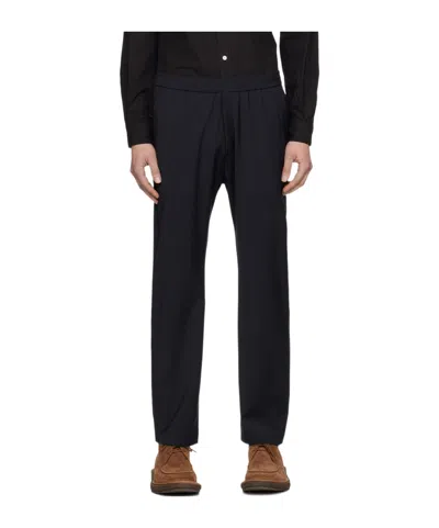 Barena Venezia Tosador Virgin Wool Straight-leg Trousers In Black
