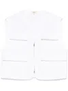 Barena Venezia Travel Travesso Gilet In White