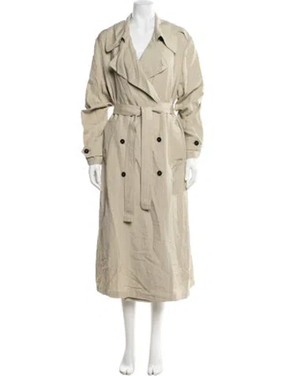 Pre-owned Barena Venezia Trench Coat W/ Tags In Neutral