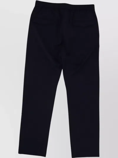 Barena Venezia Tropical Tapered Leg Trousers With Elastic Waistband In Black