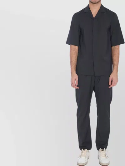 BARENA VENEZIA TROPICAL WOOL SHORT SLEEVE SHIRT