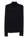 Barena Venezia Turtleneck Long-sleeve Sweater In Black