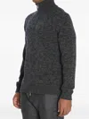 Barena Venezia High Collar Wool Knit Sweater In Black