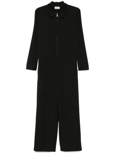 Barena Venezia Twill Jumpsuit In Black