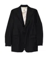 Barena Venezia Two-button Notch-lapel Blazer In Black