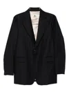 Barena Venezia Two-button Notch-lapel Blazer In Black