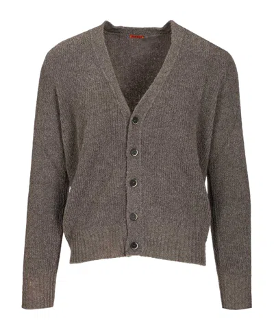 BARENA VENEZIA V-NECK BUTTONED-UP CARDIGAN