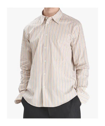 Barena Venezia Maridola Lubio Vertical-stripe Long-sleeve Shirt In Neutral