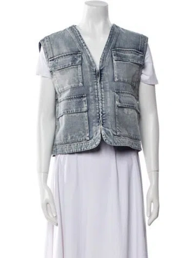 Pre-owned Barena Venezia Vest In Blue