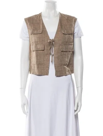 Pre-owned Barena Venezia Vest W/ Tags In Neutral