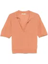 Barena Venezia Vibia Alafin Polo Top In Orange