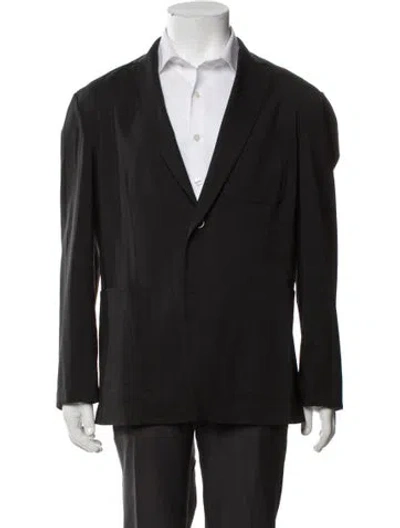 Pre-owned Barena Venezia Virgin Wool Blazer In Black