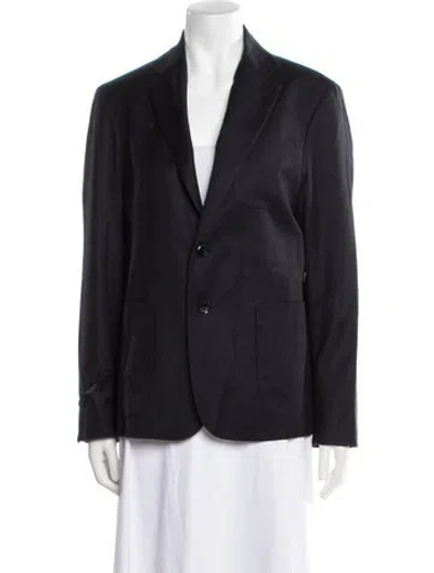 Pre-owned Barena Venezia Virgin Wool Blazer W/ Tags In Blue
