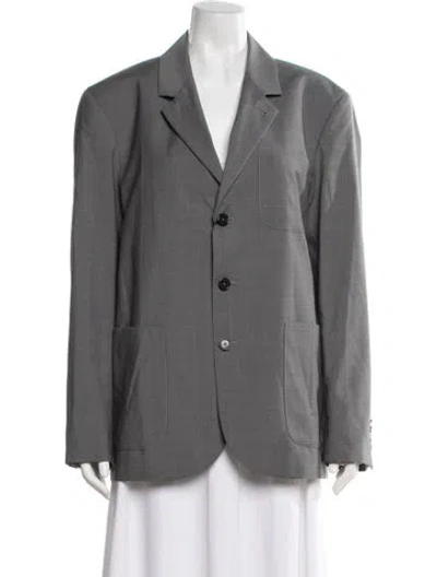 Pre-owned Barena Venezia Virgin Wool Blazer W/ Tags In Gray