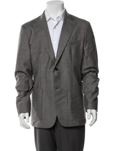 Pre-owned Barena Venezia Virgin Wool Blazer W/ Tags In Gray