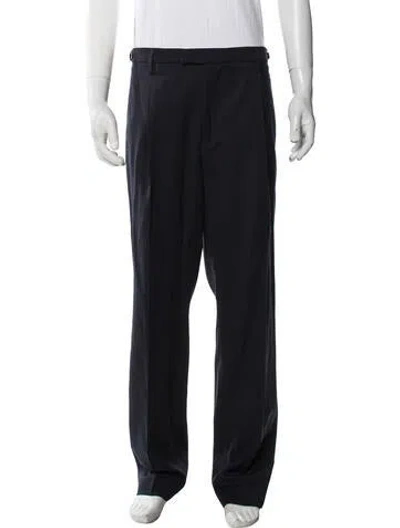 Pre-owned Barena Venezia Virgin Wool Dress Pants In Blue