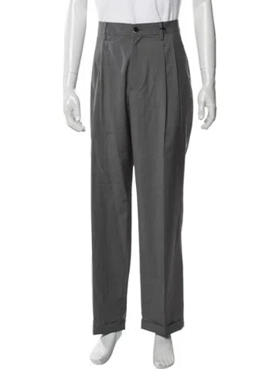 Pre-owned Barena Venezia Virgin Wool Dress Pants In Gray