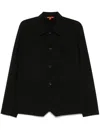 Barena Venezia Barena Mens Cedrone Cotton Seersucker Overshirt In Black