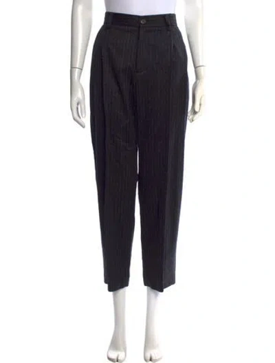 Pre-owned Barena Venezia Virgin Wool Straight Leg Pants W/ Tags In Black