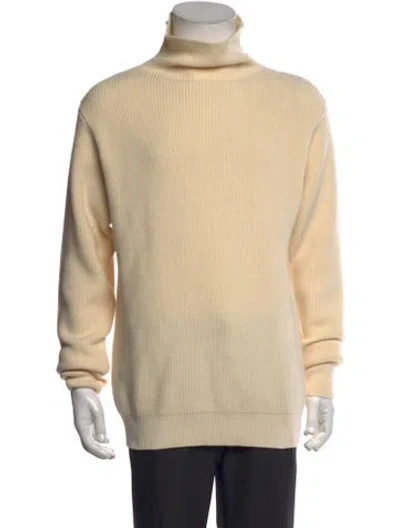 Pre-owned Barena Venezia Virgin Wool Turtleneck Pullover In Neutral