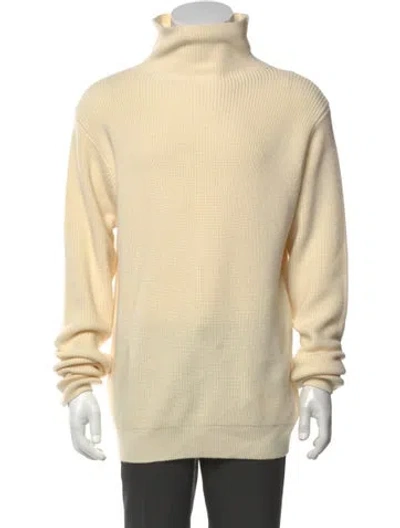 Pre-owned Barena Venezia Virgin Wool Turtleneck Pullover In Neutral