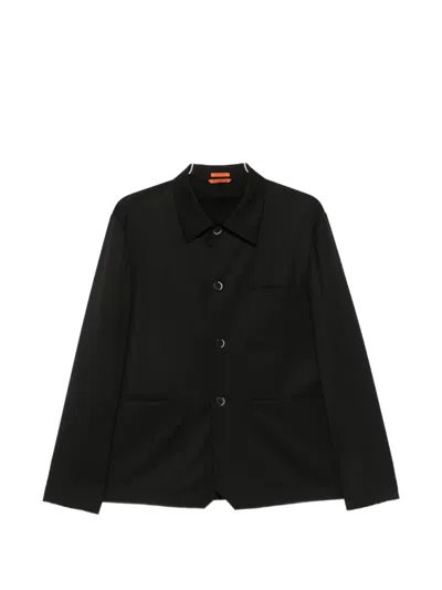 Barena Venezia Visal Button-up Overshirt In Black