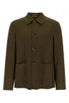 Barena Venezia Barena 'visal' Overshirt In Brown