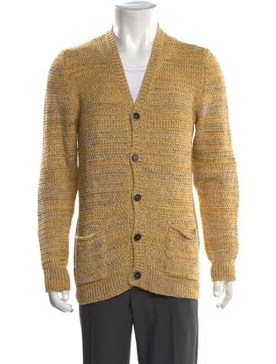 Pre-owned Barena Venezia V-neck Long Sleeve Cardigan In Multicolor