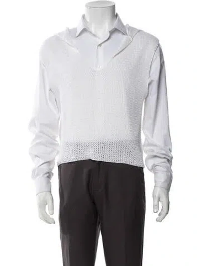 Pre-owned Barena Venezia V-neck Sleeveless Sweater Vest In Neutrals