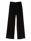Barena Venezia Welt-pockets Wide-leg Trousers In Black
