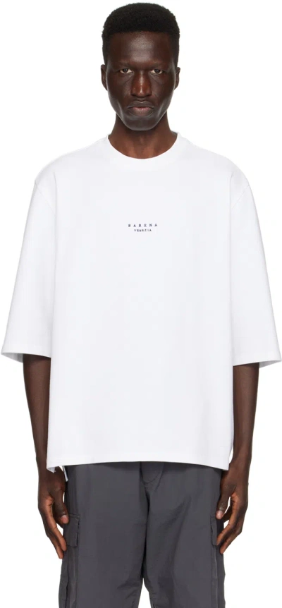 Barena Venezia White Dariva Serjey T-shirt In 510