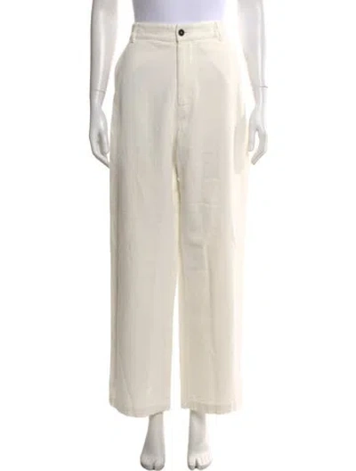 Pre-owned Barena Venezia Wide Leg Pants In Neutral